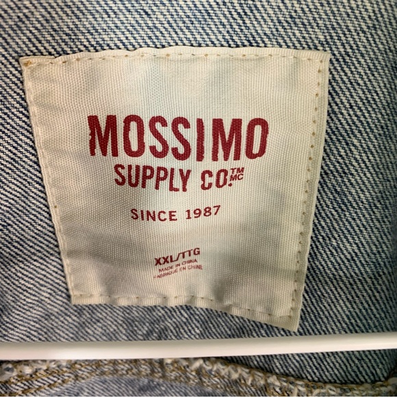 Mossimo Blue Jean Sherpa Collar Jacket - Picture 5 of 8